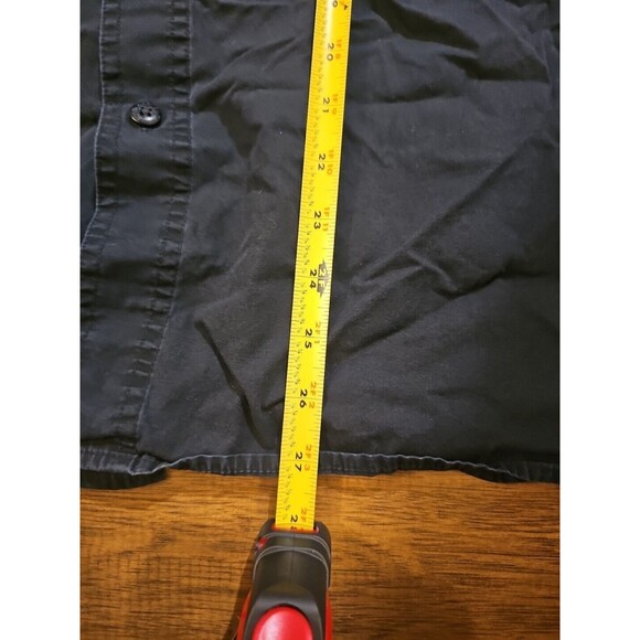 Harley Davidson Mechanic Work Shirt Mens Embroidered XL Black Winged Skull - Picture 5 of 6